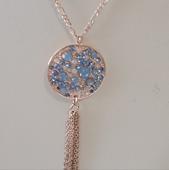 Liz Clairborne Blue Rhinestone - Picture 1 of 7